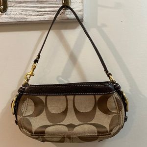 Authentic Coach Mini Pocket Book/ Wristlet